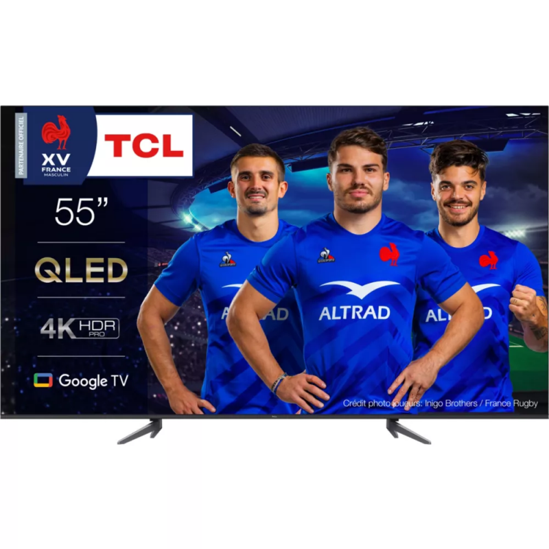 TV TCL QLED 55P UHD SMART ANDROID 11 OFFICIEL