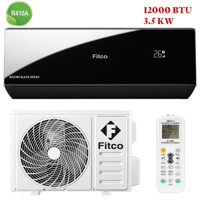 Climatiseur FITCO 12000 Btu Maxima Black Mirror