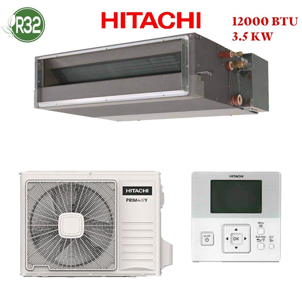 Climatiseur Gainable HITACHI 12000 Btu Inverter 3.5 Kw