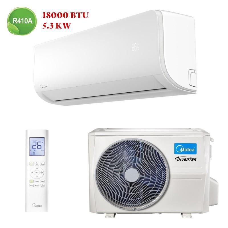 Climatiseur Midea 18000 BTU Inverter au Maroc, pour une performance énergétique optimale et un confort toute l'année