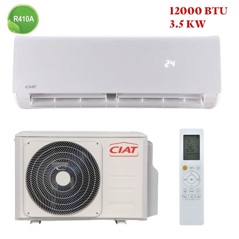 Climatiseur Split Mural Ciat 12000 btu R410