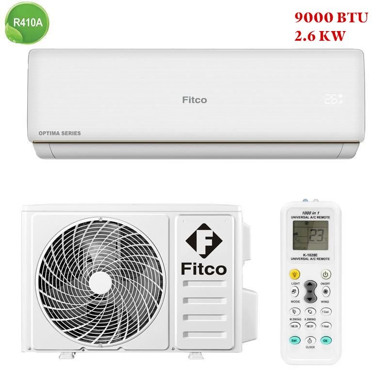 Climatiseur Split Mural Fitco 9000 btu R410