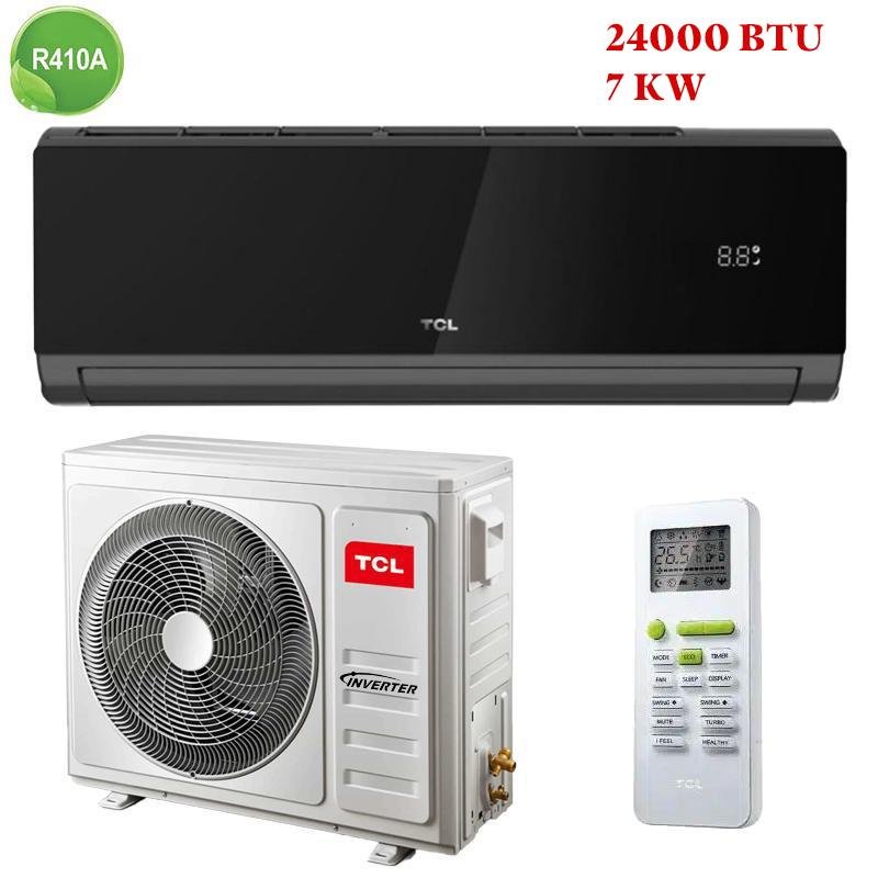 Climatiseur TCL 24000 Btu Inverter Black Mirror