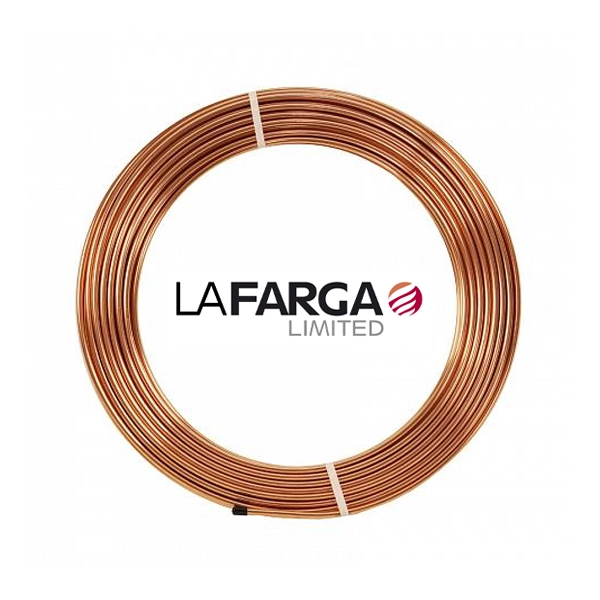 Rouleaux Cuivre Lafarga 7/8, longueur 15 ml, prêts pour l'installation de climatisation au Maroc. Haute qualité et durabilité.