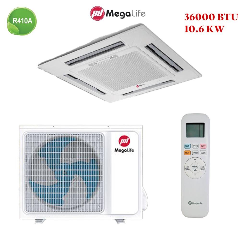 Climatiseur Cassette Mégalife 36000 btu R410