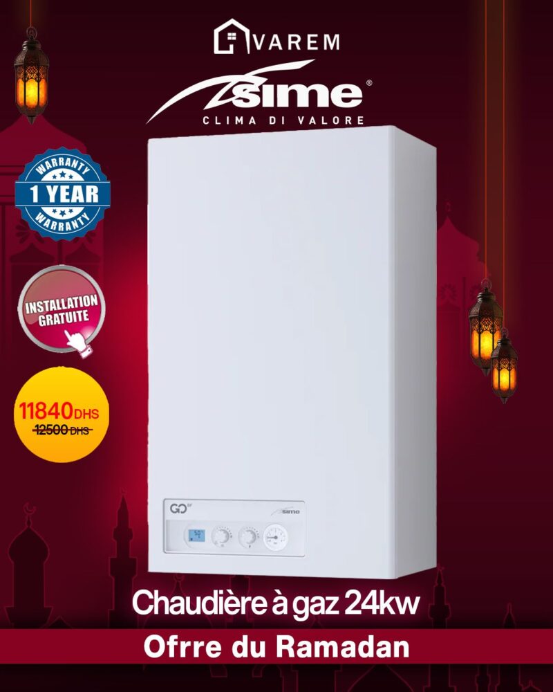 Chaudière à gaz SIM GO 25 Kw BF