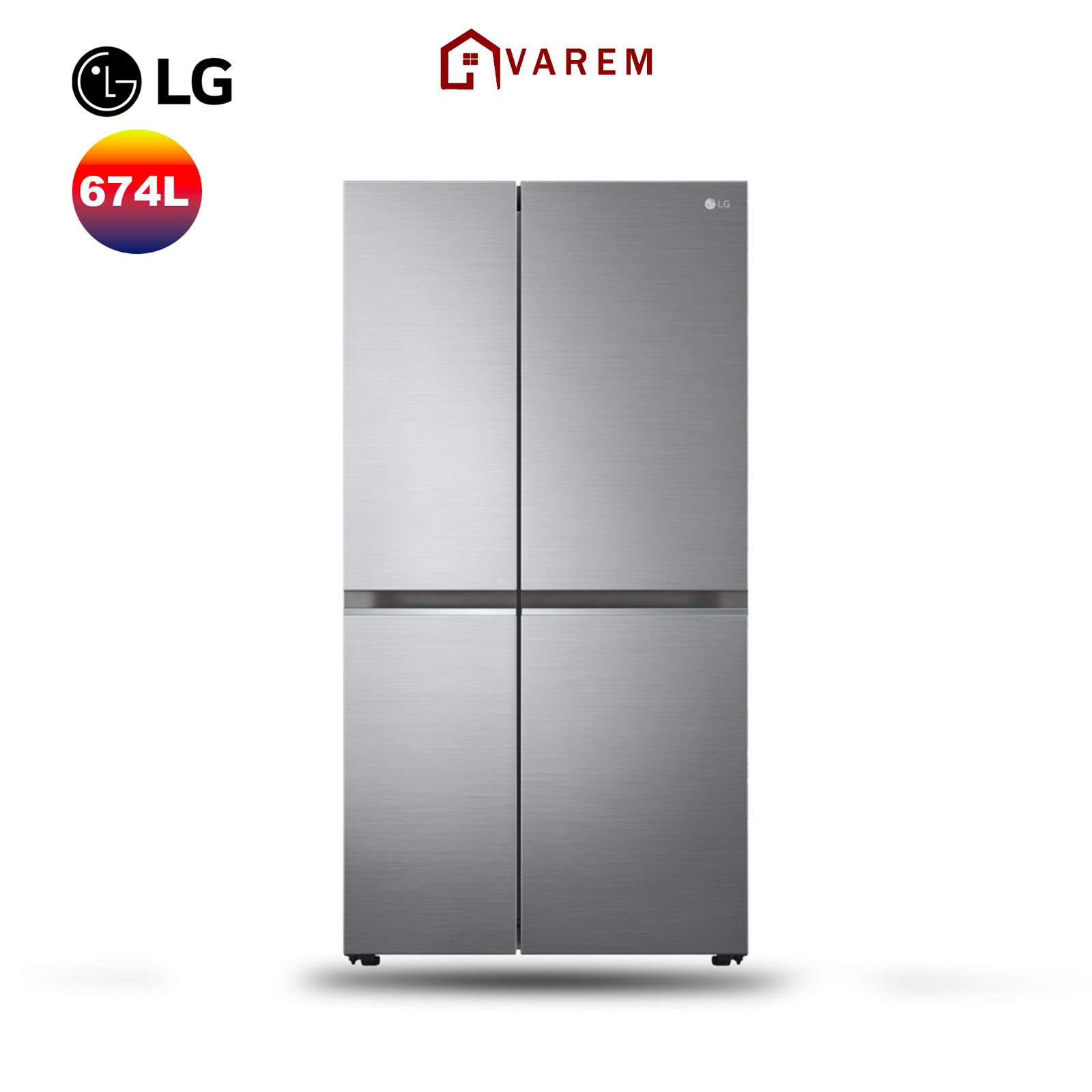 Réfrigérateur LG Américain GR-B257SLWL, capacité 655 L, design moderne, technologie avancée, disponible au Maroc.