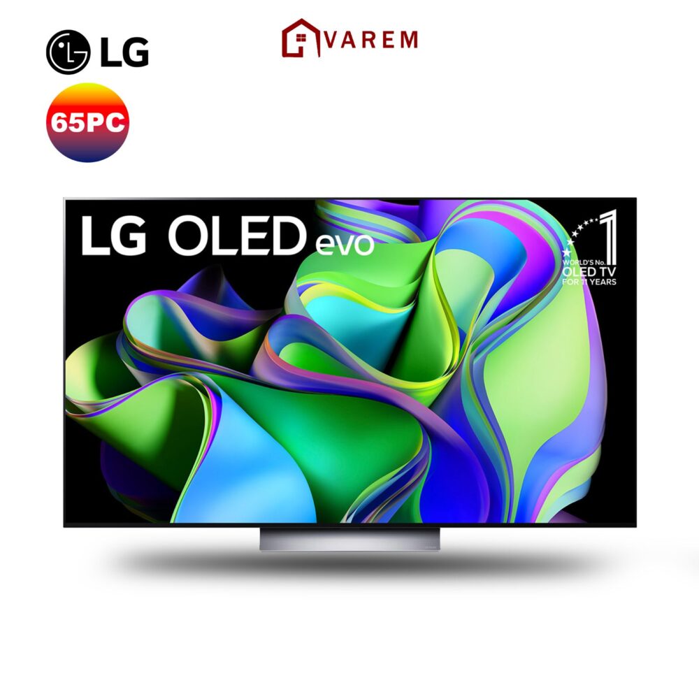 Smart TV LG OLED C3 65 pouces 4K - Technologie OLED evo, Dolby Vision IQ, processeur α9 Gen6 pour une qualité visuelle et sonore exceptionnelle.