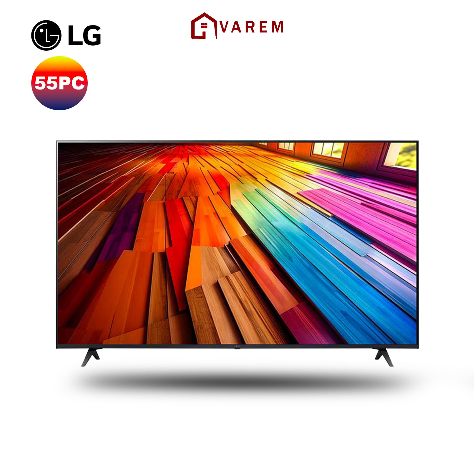 Smart TV LG UHD AI UT80 4K 55 pouces avec ThinQ AI et HDR10 Pro.