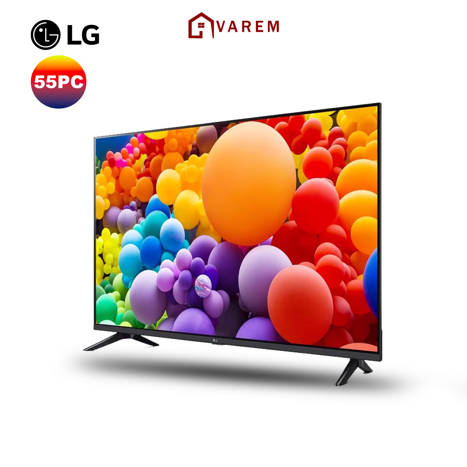 Smart TV LG UHD UT73 4K 55 pouces design élégant.